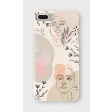 Lelia iPhone 7/8 Plus Uyumlu Baskılı Şeffaf Telefon Kılıfı | Koleksiyon: Oneline Essence