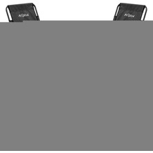 Argeus 2 Adet Katlanır Kamp Sandalyesi ve Masa Seti - Rest - Taşıma Çantalı - Siyah - 130 kg Taşıma