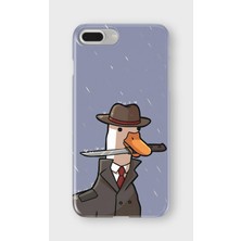 Lelia iPhone 6/6s Plus Uyumlu Baskılı Şeffaf Telefon Kılıfı | Koleksiyon: Memecraft Studio