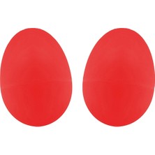 Yumurta Marakas Orff Ritim Aleti Seti Kırmızı