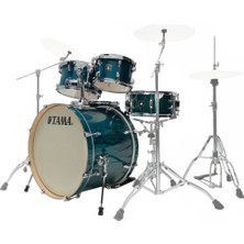 Tama CL52KRSP-GHP Superstar Classic Gloss Sapphire Lacebark Pine 5 Parça (22B/10T/12T/16F/14S) Akustik Davul Seti
