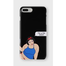 Lelia iPhone 7/8 Plus Uyumlu Baskılı Şeffaf Telefon Kılıfı | Koleksiyon: Memecraft Studio