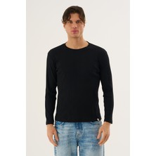Alexander Gardi Inci Fitilli Uzun Kollu Slim Fit Sweatshirt