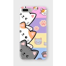 Lelia iPhone 6/6s Plus Uyumlu Baskılı Şeffaf Telefon Kılıfı | Koleksiyon: Pawprint Stories