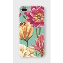 Lelia iPhone 6/6s Plus Uyumlu Baskılı Şeffaf Telefon Kılıfı | Koleksiyon: Floraluxe Botanica