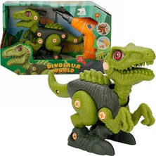 Yıldız Dükkan Dinazor Sök Tak Dinozor ve Hareketli Matkap Oyun Seti Usta Çocuk Oyuncağı