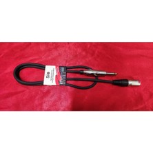 1 mt Ses Sinyal Kablosu Erkek Canon Gitar Jack, Kaliteli Ses Aktarımı