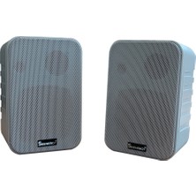 4" 30W Beyaz Duvar Hoparlörü Seti – Kutu Içeriğinde 2 Adet