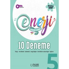 Palme Yayınları 5. Sınıf Tüm Dersler Enerji 10 Lu Deneme Kitabı