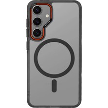 Brabus Samsung S24 Magsafe Özellikli Renkli Şeffaf Anti-Shock Cupra Silikon Kılıf