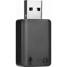 Yüksek Kaliteli USB Ses Adaptörü, Temiz ve Güçlü Ses Deneyimi