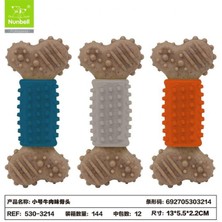 Nunbell Dikenli ve Aromalı Sert Plastik Köpek Diş Kaşıma Oyuncağı 12 cm