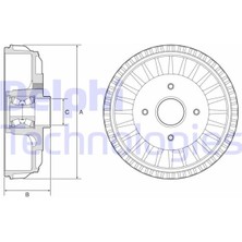 Delphi Mllzngzr Arka Fren Kampanasi ve Rulman Dacia-Renaultdacia Logan.logan Mcv-Renault Logan Mcv
