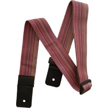 Kalın Deri Uçlu, 5 cm Genişlikte Gitar Askı Kayışı