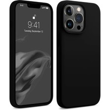Bix iPhone 13 Pro Max Silikon Kılıf Magsafe Uyumlu Güçlü Koruma Darbe Emici Siyah