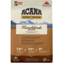 Üreticiniz Acana Ranchlands Tahılsız Sığır ve Kuzu Etli Yetişkin Köpek Maması 2 kg 481348