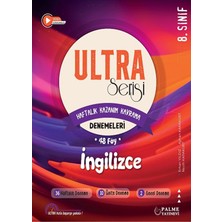 Ultra Serisi 8.sınıf Ingilizce Deneme Kitabı (48 Föy) / Palme Yayıncılık / 9786256441248