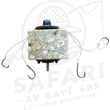 SAFARİ AV BAYİ SBS Küspeli Olta Ucu Takım - 4 Iğnesi Bağlı Vidalı Olta Ucu