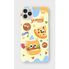 Lelia iPhone 11 Pro Max Uyumlu Baskılı Şeffaf Telefon Kılıfı | Koleksiyon: Snacktoon Delight