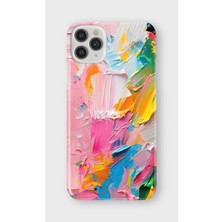 Lelia iPhone 11 Pro Max Uyumlu Baskılı Şeffaf Telefon Kılıfı | Koleksiyon: Pastelbloom Soft Series