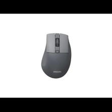 Philips Phılıps SPK7528G, Sessiz, Gri, USB Nano  2,4gh ve Bluetooth Kablosuz, 1600DPI, Optic, 3 Tuşlu Ergonamik Mouse