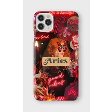 Lelia iPhone 11 Pro Uyumlu Baskılı Şeffaf Telefon Kılıfı | Koleksiyon: Zodiacmuse Celestia