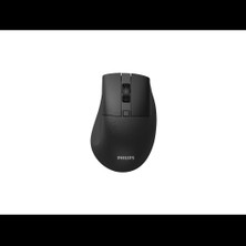 Philips Phılıps SPK7528B, Sessiz, Siyah, USB Nano  2,4gh ve Bluetooth Kablosuz, 1600DPI, Optic, 3 Tuşlu Ergonamik Mouse
