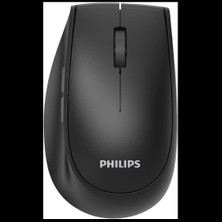 Philips Phılıps SPK7627B, Siyah, USB Nano 2,4gh ve Bluetooth Kablosuz, 1600DPI, Optic, 5 Tuşlu, Şarj Edilebilir, Mouse