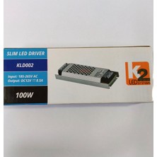 K2 100W 8.5A  Slım LED Trafosu