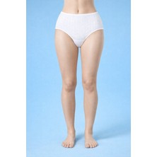 Belpa Kadın Kalp Desenli %100 Pamuklu Külot 5 Adet