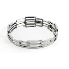 Mikasa Moor Gümüş Metal Yuvarlak Aynalı Tepsi 33X5CM