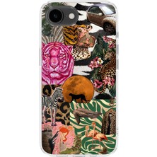 Lelia iPhone 16E Uyumlu Baskılı Şeffaf Telefon Kılıfı | Koleksiyon: Wildspirit Prime