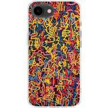 Lelia iPhone 16E Uyumlu Baskılı Şeffaf Telefon Kılıfı | Koleksiyon: Oneline Essence