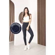 Kadın Renk Çeşitli Düz Yüksel Bel Tayt Dalgıç Scuba Dokumalı Toparlayıcı Rahat