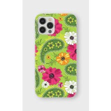 Lelia iPhone 12 Pro Max Uyumlu Baskılı Şeffaf Telefon Kılıfı | Koleksiyon: Floraluxe Botanica