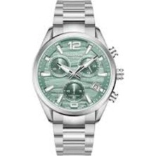 Quantum PWG1259.300 Quartz Çelik Gri Yeşil Kadran Safir Cam 41 mm Erkek Kol Saati