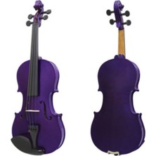 Mor Renk Tam Boy Ful Keman Seti Kılıf ve Yay Dahil