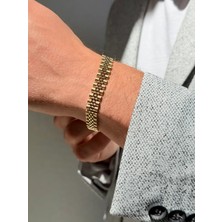 Yener Mücevher Exe Altın Erkek Bileklik