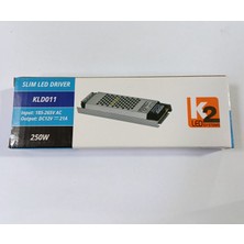 K2 250W 21A  Slım LED Trafosu