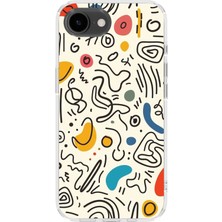 Lelia iPhone 16E Uyumlu Baskılı Şeffaf Telefon Kılıfı | Koleksiyon: Oneline Essence