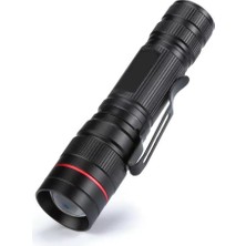 EkoAlışverişDünyam Profesyonel Zoomlu Küçük Pilli El Feneri