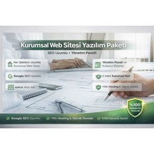 Kurumsal Web Sitesi Yazılım Paketi – Her Sektöre Uyumlu – Seo Destekli – Yönetim Panelli