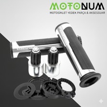 Motonum Apachi Pusat Barracuda Elcik TAKIMI-SILIKONLU-GRI-EL08838