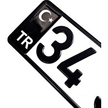 Plaka Tr Siyah Tasarım Damla Sticker Kaliteli Ürün Damla Sayesinde Dayanıklı Malzeme