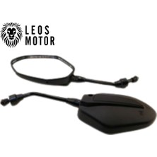 Leos Motor Motosiklet Ayna 8mm - Universal Ürün - Cg Scooter Cup Kh Touring Ayna
