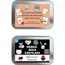 One Pretty Sunshine 2’li Eğitim ve Oyun Seti Ilk Aktivitelerim Zeka Kartları ve Bebek Zeka Kartları Set