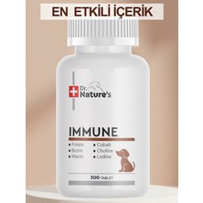Dr. Natures Dog Immune Köpekler Için Multivitamin Besin Takviyesi 300 Tablet