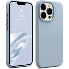 Bix iPhone 13 Pro Max Silikon Kılıf Magsafe Uyumlu Güçlü Koruma Darbe Emici Leylak Moru