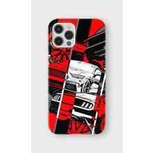 Lelia iPhone 12 Pro Uyumlu Baskılı Şeffaf Telefon Kılıfı | Koleksiyon: Turboline Streetworks