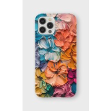 Lelia iPhone 12 Pro Max Uyumlu Baskılı Şeffaf Telefon Kılıfı | Koleksiyon: Pastelbloom Soft Series